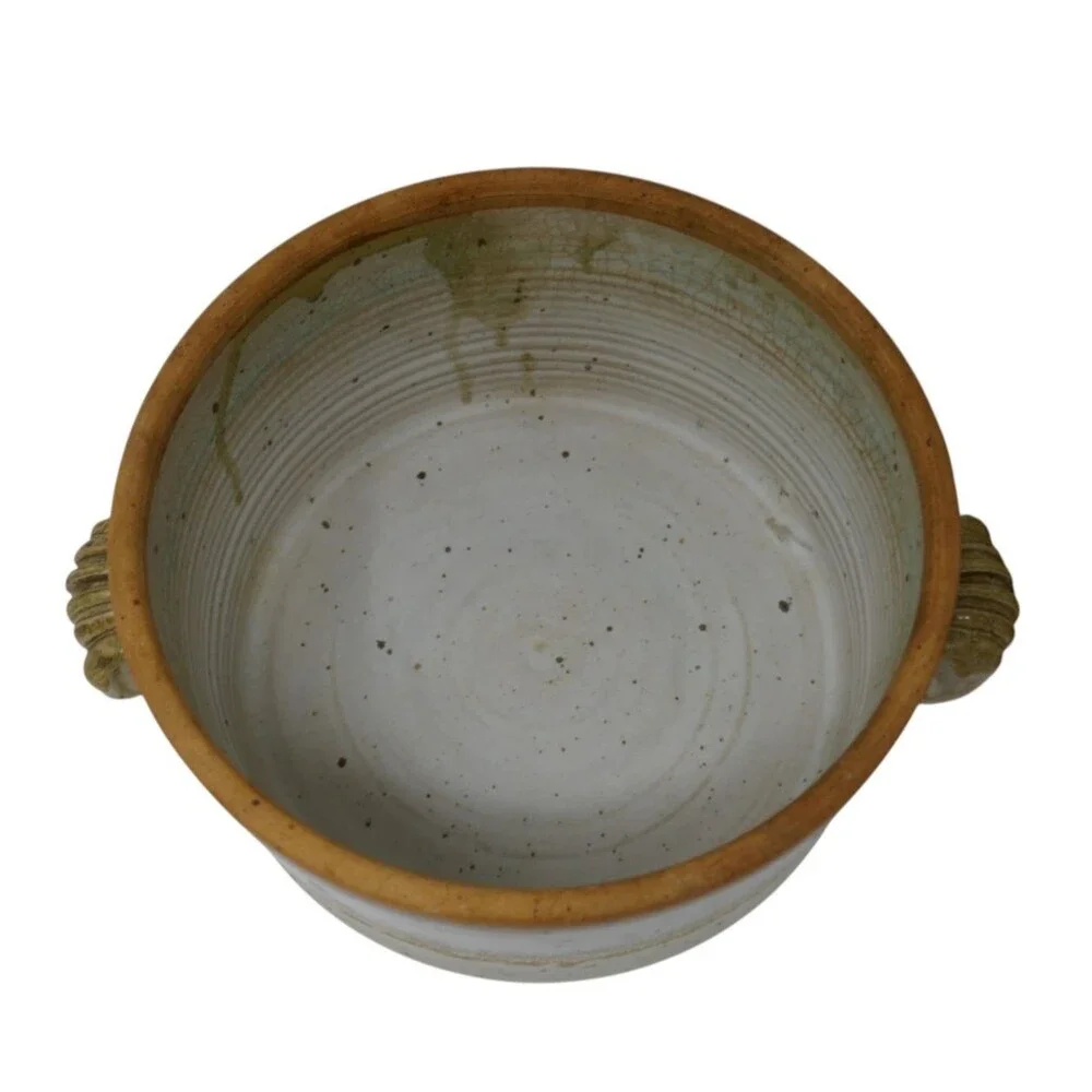 Paul Gaskins Art Pottery Stoneware Casserole Covered Pot with Lid
